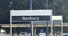 Banbury station sign