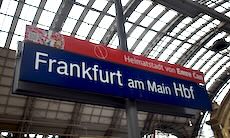 Frankfurt am Main Hauptbahnhof station sign