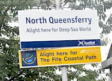 North Queensferry station sign