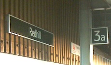 Redhill station sign