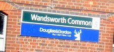 Wandsworth Common station sign